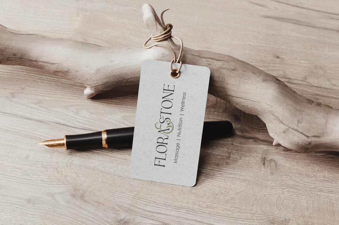 Flora &amp; Stone - Tag Mockup